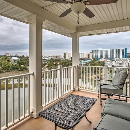 North Myrtle Beach Condo With Views Walk To Beach!
